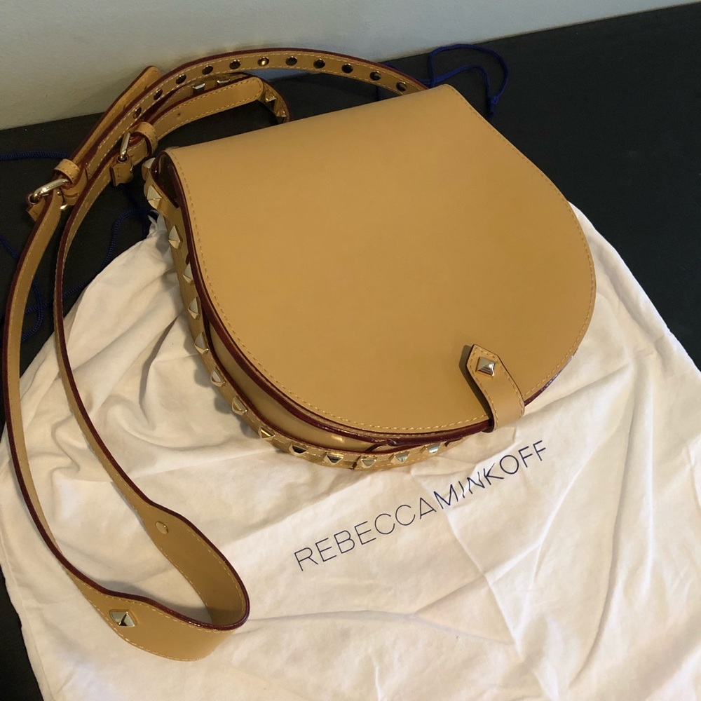 Authentic Rebecca Minkoff studded crossbody bag